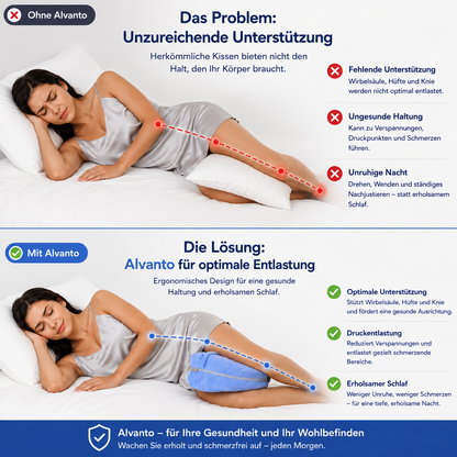OrthoRelief™ Kniekissen für Seitenschläfer